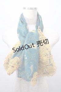 axes femme / アラジン/大判ストール  グリーン Y-25-05-14-011-AX-ZA-SZ-ZY