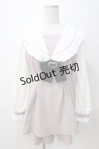 Rojita / セーラーカラーセットアップ F ピンク Y-25-05-14-101-LO-OP-SZ-ZY