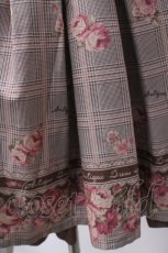 画像3: 【SALE】LIZ LISA / グレンチェックローズワンピース 0 ブラウン Y-25-05-14-114-LO-OP-SZ-ZT264 (3)