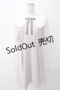 Ank Rouge / Bigフリルカラーチェックワンピース M ピンク Y-25-05-14-115-CA-OP-SZ-ZT071