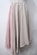 axes femme / デザインイレヘムスカート M ベージュ Y-25-05-14-119-AX-SK-SZ-ZY