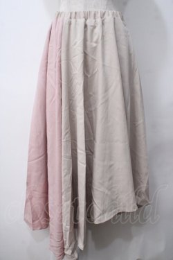 画像1: axes femme / デザインイレヘムスカート M ベージュ Y-25-05-14-119-AX-SK-SZ-ZY