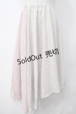 画像1: 【SALE】axes femme / デザインイレヘムスカート M ベージュ Y-25-05-14-119-AX-SK-SZ-ZT413