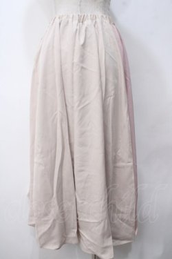 画像2: axes femme / デザインイレヘムスカート M ベージュ Y-25-05-14-119-AX-SK-SZ-ZY