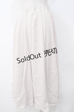 画像2: 【SALE】axes femme / デザインイレヘムスカート M ベージュ Y-25-05-14-119-AX-SK-SZ-ZT413