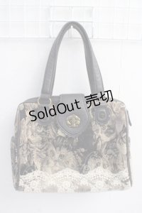 axes femme / 猫柄ゴブランバック  ブラウン Y-25-05-14-013-AX-BG-SZ-ZY