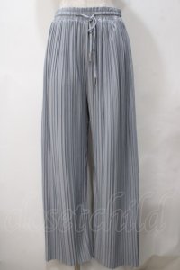axes femme POETIQUE / プリーツパンツ M サックス Y-25-05-14-122-AX-PA-SZ-ZI