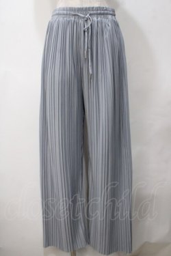 画像1: axes femme POETIQUE / プリーツパンツ M サックス Y-25-05-14-122-AX-PA-SZ-ZY