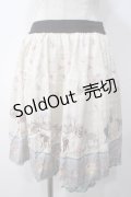 axes femme / メルヘン柄スカート M 生成り Y-25-05-14-123-AX-SK-SZ-ZY