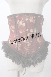 PrivateSquare. / ローゼスショートコルセット  ワイン Y-25-05-14-134-LO-ZA-SZ-ZY
