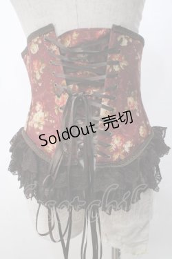 画像2: PrivateSquare. / ローゼスショートコルセット  ワイン Y-25-05-14-134-LO-ZA-SZ-ZY