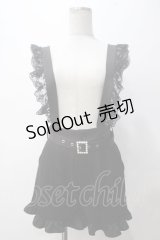 Ank Rouge / レースドッキングサス付きキュロット M 黒 Y-25-05-14-136-CA-PA-SZ-ZY