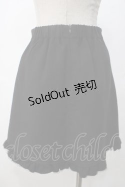 画像2: Rojita / ビジュリボンフリル台形スカート F 黒 Y-25-05-14-139-LO-SK-SZ-ZY