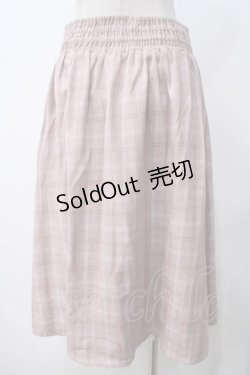 画像2: axes femme POETIQUE / レースアッププリーツ切替スカート M ピンク Y-25-05-14-141-AX-SK-SZ-ZY