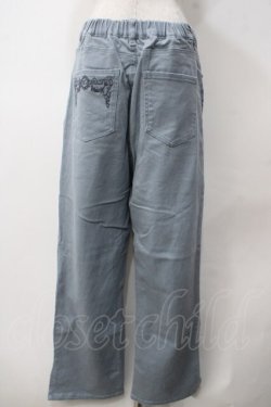 画像2: axes femme / バラ刺繍カラーデニムパンツ L ウォッシュ Y-25-05-14-146-AX-PA-SZ-ZY
