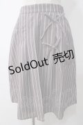 axes femme POETIQUE / ストライプリボンスカート M ワイン Y-25-05-14-149-AX-SK-SZ-ZI