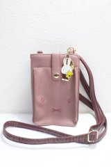 axes femme / miffy スマホショルダー  ピンク Y-25-05-14-015-AX-ZA-SZ-ZY
