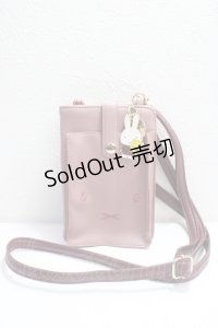 axes femme / miffy スマホショルダー  ピンク Y-25-05-14-015-AX-ZA-SZ-ZY