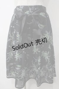 axes femme / すずらんモチーフスカート  黒 Y-25-05-14-154-AX-SK-AS-ZY