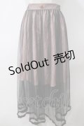 Ank Rouge / チュールロングスカート M ピンク Y-25-05-14-156-CA-SK-SZ-ZY