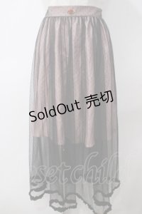 Ank Rouge / チュールロングスカート M ピンク Y-25-05-14-156-CA-SK-SZ-ZY