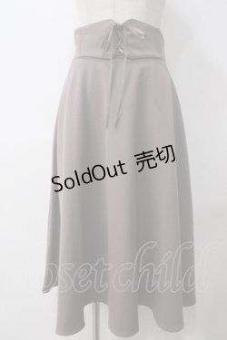 画像1: F&A / フロントレースアップフレアースカート F D/PURPLE Y-25-05-14-159-LO-SK-SZ-ZY