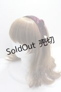 axes femme / ベロアリボンカチューシャ  ワイン Y-25-05-14-016-AX-AC-SZ-ZT208-F001