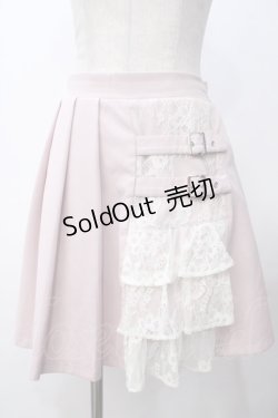 画像1: Ank Rouge / サイドバックルレーススカート M ピンク Y-25-05-14-179-CA-SK-SZ-ZY