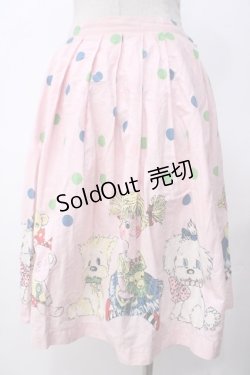 画像2: Emily Temple cute / カラフルTOYプリントスカート  ピンク Y-25-05-14-180-ET-SK-SZ-ZY