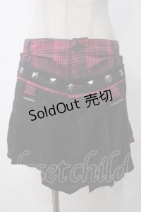 ALGONQUINS / フラップ付きチェックパンツ  ピンク Y-25-05-14-183-AL-PA-SZ-ZY