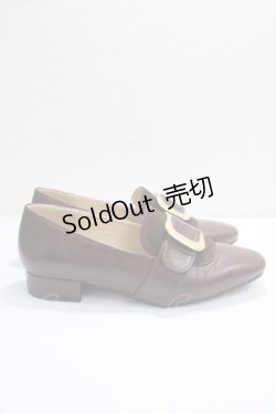 画像4: an another angelus / バッル使いローヒールシューズ S ブラウン Y-25-05-14-019-CA-SH-SZ-ZY