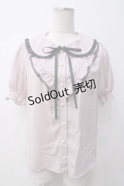 画像1: Ank Rouge / ヨークブラウス M ピンク Y-25-05-14-025-CA-BL-SZ-ZY
