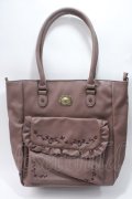 axes femme / 縦型ポケット付きA4トートバッグ  ピンク Y-25-05-16-054-AX-BG-SZ-ZY