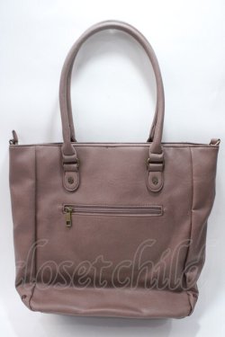 画像2: axes femme / 縦型ポケット付きA4トートバッグ  ピンク Y-25-05-16-054-AX-BG-SZ-ZY