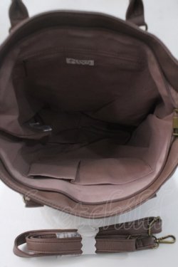 画像3: axes femme / 縦型ポケット付きA4トートバッグ  ピンク Y-25-05-16-054-AX-BG-SZ-ZY