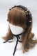 画像1: BABY,THE STARS SHINE BRIGHT / Fairy flowersヘッドドレス  黒×黒 Y-25-05-16-055-BA-AC-SZ-ZY (1)