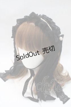 画像1: BABY,THE STARS SHINE BRIGHT / Elegant Rococoヘッドドレス  黒 Y-25-05-16-056-BA-AC-SZ-ZY