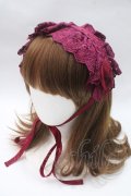 ATELIER PIERROT / Gothic Lattices Headdress  ワイン Y-25-05-16-057-EL-AC-SZ-ZY