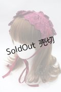 ATELIER PIERROT / Gothic Lattices Headdress  ワイン Y-25-05-16-057-EL-AC-SZ-ZY