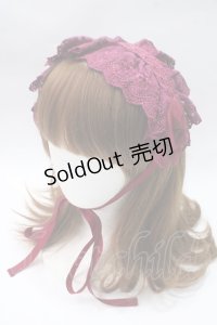 ATELIER PIERROT / Gothic Lattices Headdress  ワイン Y-25-05-16-057-EL-AC-SZ-ZY