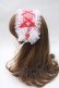 画像2: fancy doll / いちごギンガムチェックヘッドドレス  アカ Y-25-05-16-059-PU-AC-SZ-ZY (2)