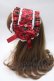 画像2: fancy doll / 赤チェックフリルヘッドドレス  赤 Y-25-05-16-060-PU-AC-SZ-ZY (2)
