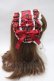 画像3: fancy doll / 赤チェックフリルヘッドドレス  赤 Y-25-05-16-060-PU-AC-SZ-ZY (3)