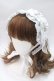 画像1: fancy doll / フリルチャームヘッドドレス  白 Y-25-05-16-061-PU-AC-SZ-ZY (1)