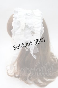 画像2: fancy doll / フリルチャームヘッドドレス  白 Y-25-05-16-061-PU-AC-SZ-ZY