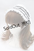 micro / モノトーンヘッドドレス  黒 Y-25-05-16-062-LO-AC-SZ-ZY
