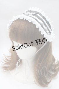 micro / モノトーンヘッドドレス  黒 Y-25-05-16-062-LO-AC-SZ-ZY