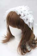 micro / アイーフック ヘッドドレス  白 Y-25-05-16-063-LO-AC-SZ-ZY