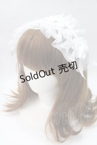 micro / アイーフック ヘッドドレス  白 Y-25-05-16-063-LO-AC-SZ-ZY