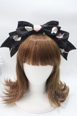 画像1: Angelic Pretty / Decoration Dreamカチューシャ  黒 Y-25-05-16-064-AP-AC-SZ-ZY